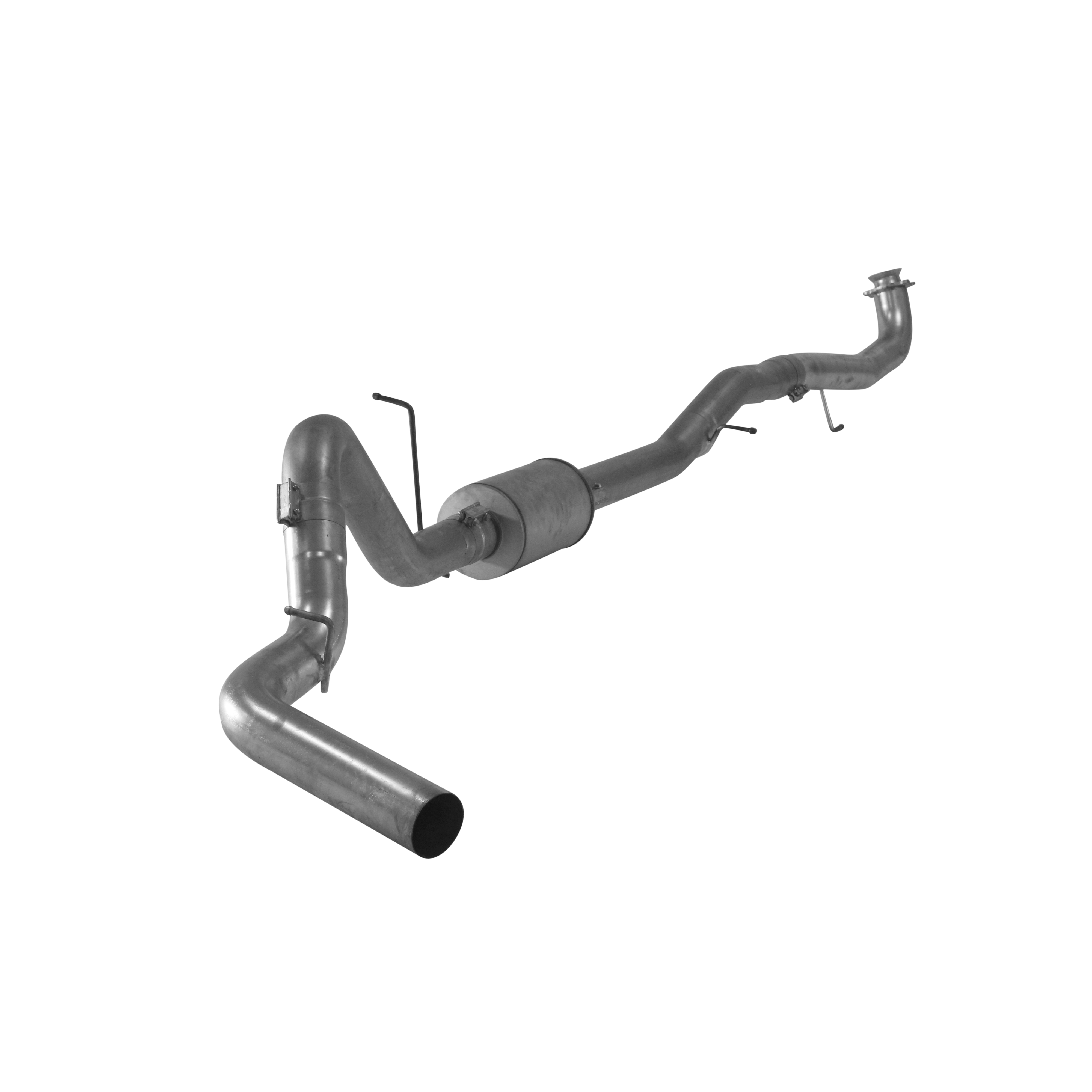 2020-2025 Duramax 4" Downpipe Back Exhaust w/ Muffler (431027 / 432027)-Downpipe Back Exhaust System-Mel's Manufacturing-Dirty Diesel Customs