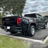 2020-2025 Duramax 5" DRW Monster Exhaust Cerakote Black Tip - No Muffler (49809-B)-Filter Back Exhaust System-Banks Power-Dirty Diesel Customs