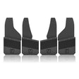 2020-2025 Duramax Chevy HD Standard Height Kickback Mud Flaps (TI-01-099-412SB)-Mud Flap-Trigger Industries-Dirty Diesel Customs