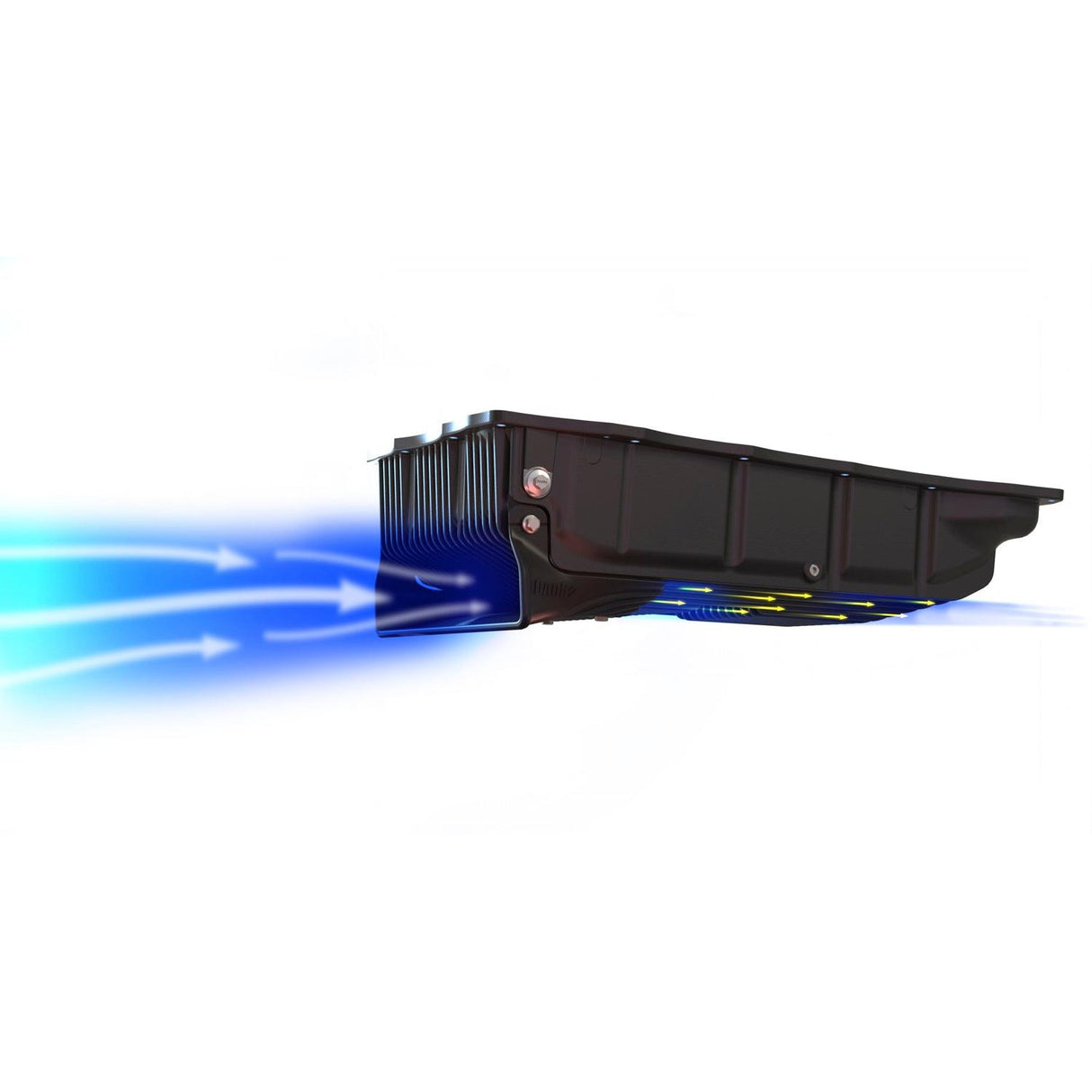 2020-2025 Duramax Ram-Air Transmission Pan (35148-B)-Transmission Pan-Banks Power-Dirty Diesel Customs