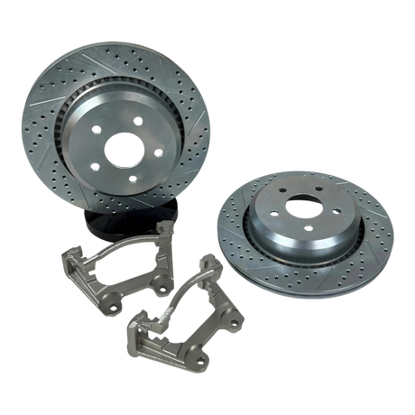 2020-2025 Wrangler/Gladiator Performance Rear Rotors (2142012)-Brake Rotors-Baer Brakes-Dirty Diesel Customs