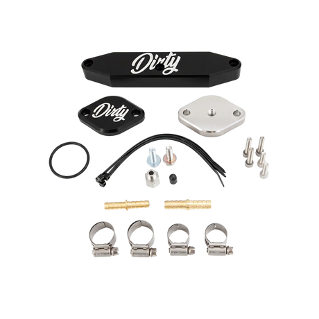 2020-2026 Powerstroke 6.7L DIRTY EGR Delete Kit (067-EGR-A014)-EGR Delete-Dirty Diesel Customs-067-EGR-A014-BLK-Dirty Diesel Customs