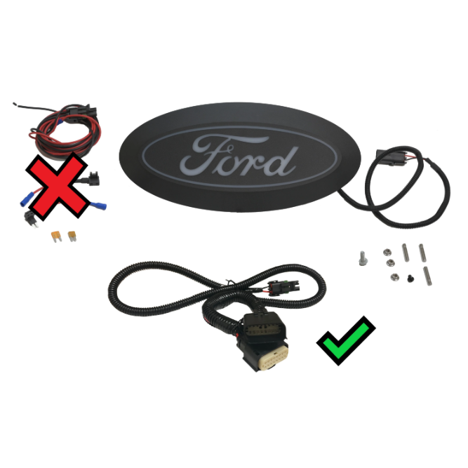 2021-2022 Powerstroke Quick Connect Harness for LED Emblems (529101)-Lighting Harness-Putco-Dirty Diesel Customs