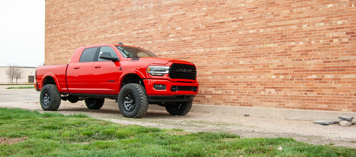 Lifted Ram 3500 Mega Cab on a ReadyLift 4.5 inch lift