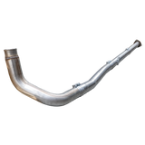 2023-2024 Powerstroke 4" SS Turbo Back Race Pipe - No Muffler - Delete Pipe - Dirty Diesel Customs