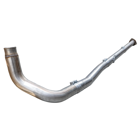 2023-2024 Powerstroke 4" SS Turbo Back Race Pipe - No Muffler (DDC-3F23)