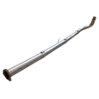 2023-2024 Powerstroke 4" SS Turbo Back Race Pipe - No Muffler - Delete Pipe - Dirty Diesel Customs