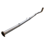 2023-2024 Powerstroke 4" SS Turbo Back Race Pipe - No Muffler - Delete Pipe - Dirty Diesel Customs