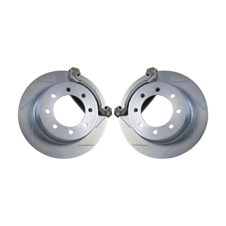 2023-2025 Powerstroke Performance Rear Rotors (2262034-2)-Brake Rotors-Baer Brakes-Dirty Diesel Customs