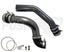 Pusher 3" Hot and Cold Side Charge Tube Set w/ Throttle Valve Adapter for 2023-2026 Ford 6.7L Powerstroke - Titanium