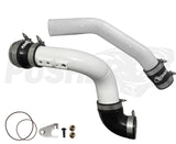 Pusher 3" Hot and Cold Side Charge Tube Set w/ Throttle Valve Adapter for 2023-2026 Ford 6.7L Powerstroke - Gloss White