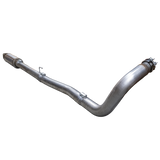 2023-2026 Powerstroke 4" SS Turbo Back Race Pipe - w/ Muffler - Delete Pipe - Dirty Diesel Customs