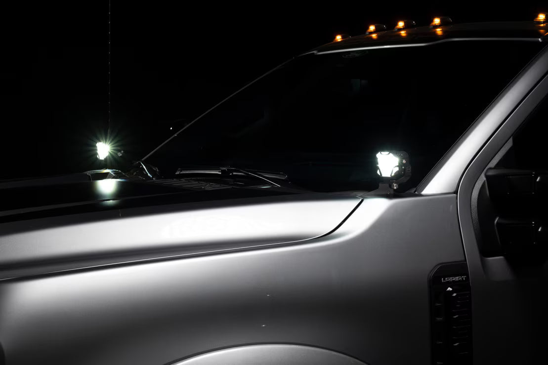 2023+ Powerstroke Ditch Light Brackets (BAF141)