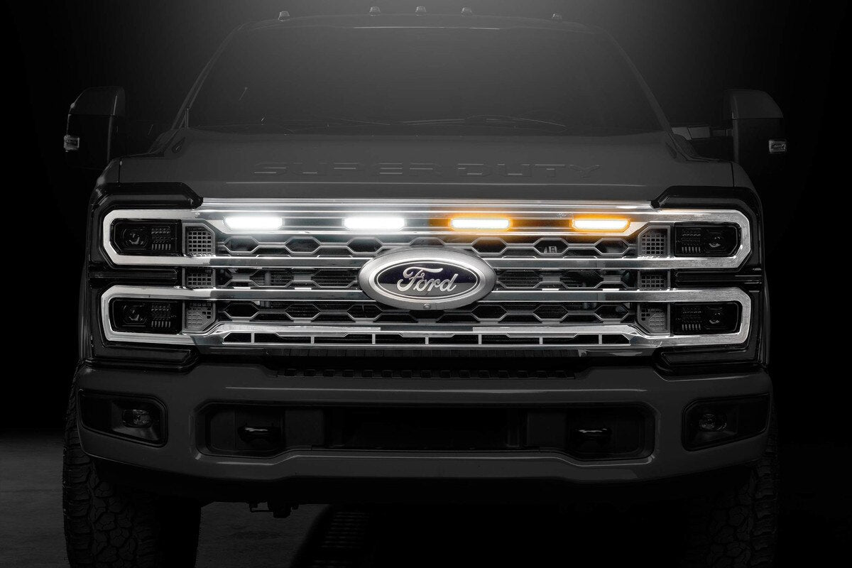 2023+ Powerstroke XBG LED DRL Chrome Grille (XBG37)