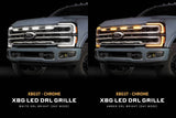 2023+ Powerstroke XBG LED DRL Chrome Grille (XBG37)