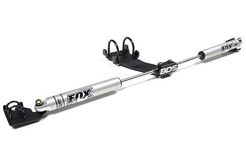 2024 Cummins Dual Steering Stabilizer Bracket Kit (BDS55382)-Steering Kit-BDS-Dirty Diesel Customs
