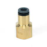 Universal Straight Fitting 1/4" PTC x 1/4" FNPT (21810)