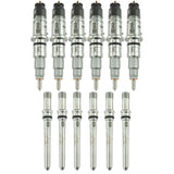 2013-2018 Cummins Reman Stock Injectors w/ Connecting Tubes (21C311)