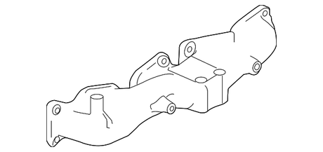2016-2022 2.8L Duramax Exhaust Manifold (24590266) view 2