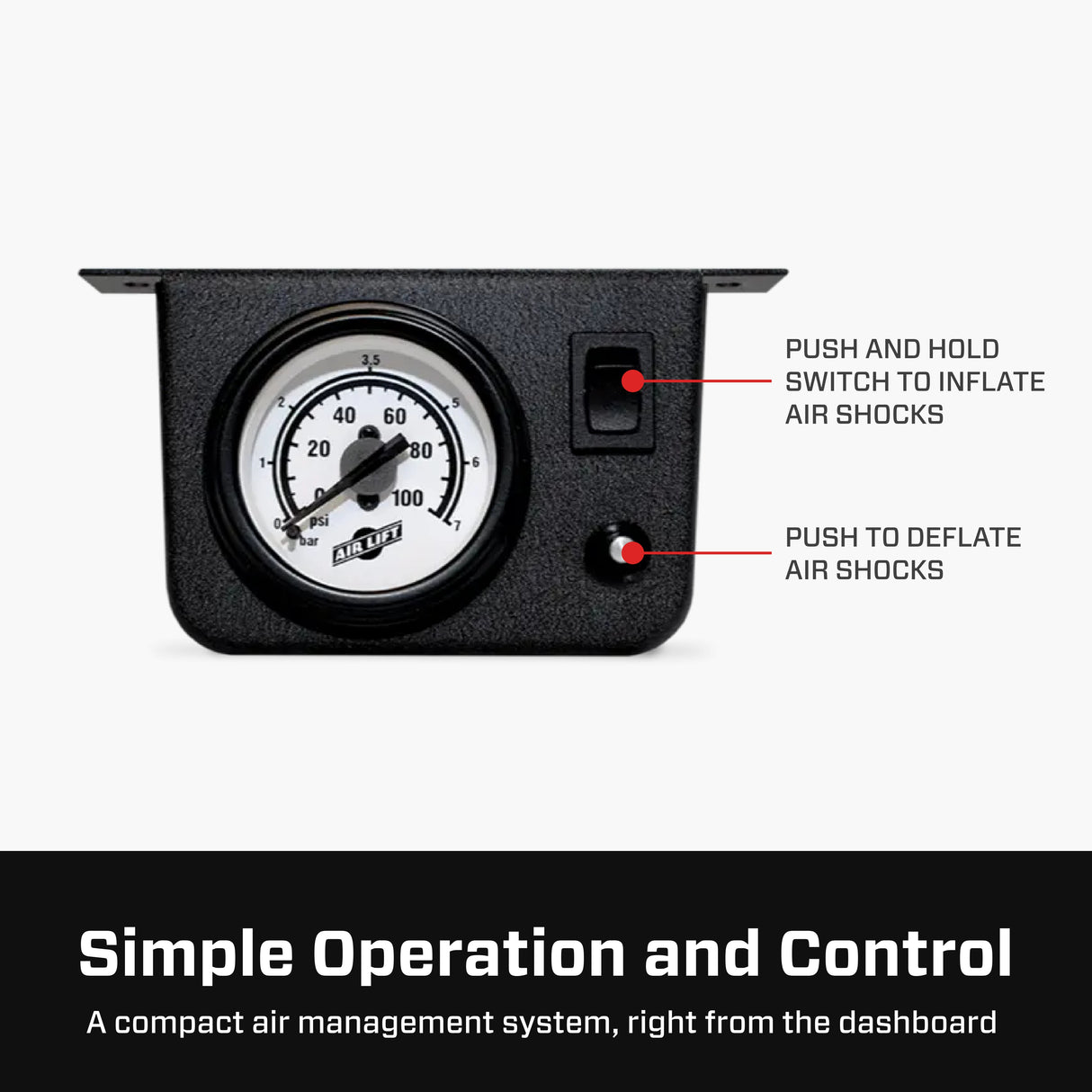 Universal LoadController Single Gauge Compressor System (25592)