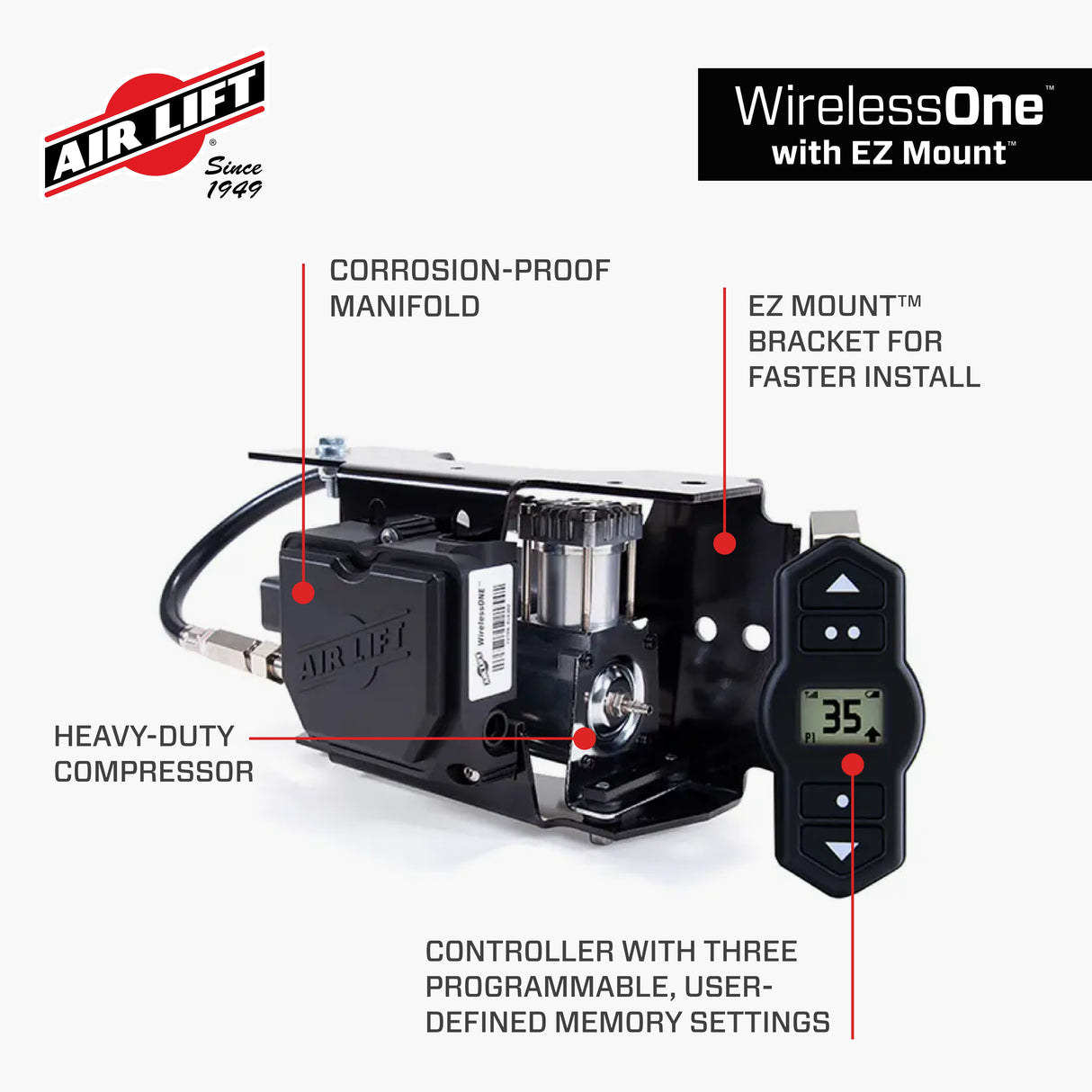 Universal WirelessOne with EZ Mount Compressor System (25980EZ)