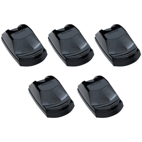 2017-2022 Powerstroke Smoked Lens 5-PC Cab Roof Light Set 2-Way Front & Rear White LED (264343BKHPWH)