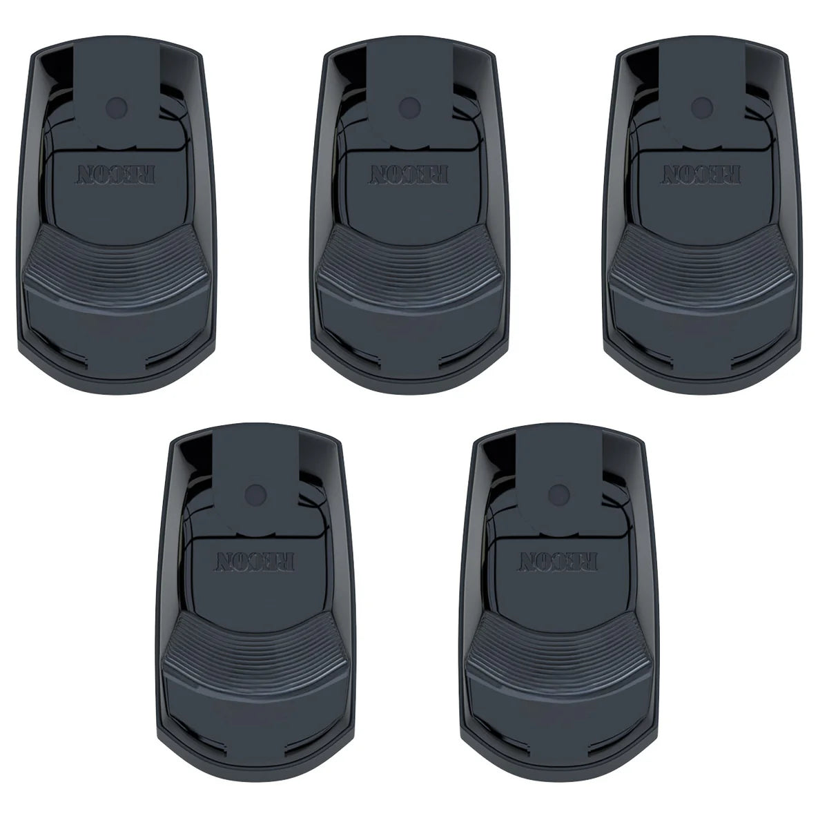 2017-2022 Powerstroke Smoked Lens 5-PC Cab Roof Light Set 2-Way Front & Rear White LED (264343BKHPWH)