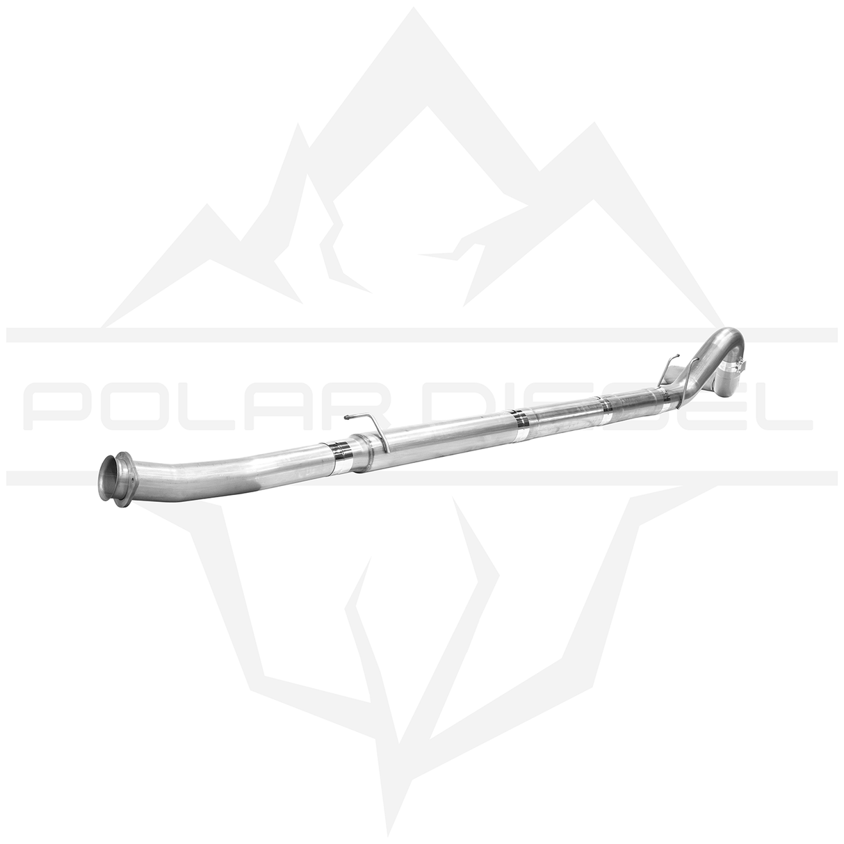 2011-2026 Ford Powerstroke 6.7L 5" 304SS Downpipe Back Exhaust - No Muffler (PD-1-12334452)