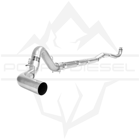 2017-2026 Duramax 6.6L 5" 304SS Downpipe Back Exhaust - No Muffler (PD-1-32934452)
