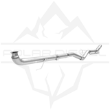 2007.5-2010 Duramax 6.6L 4" SS Downpipe Back Exhaust - No Muffler (PD-1-31922142)