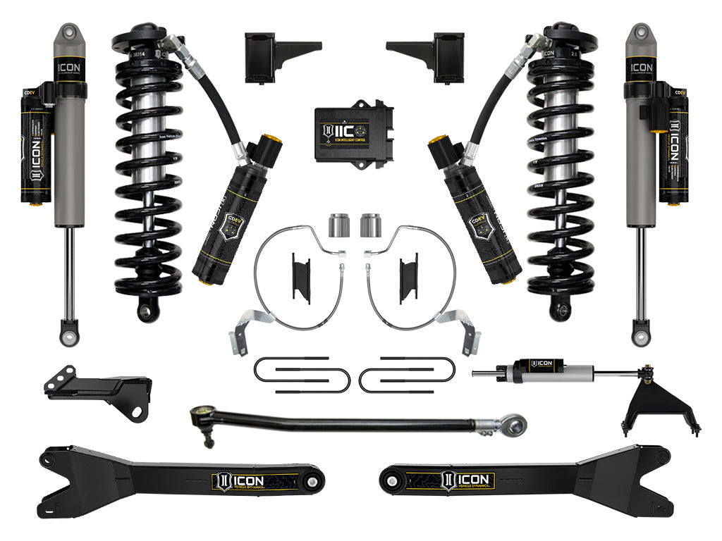 2023-2025 Powerstroke ICON Front and Rear Lift Kit (ICOK63218R)