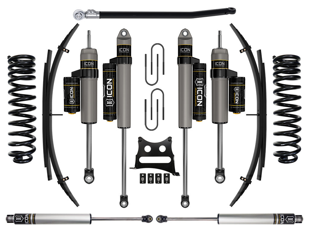 2008-2010 Powerstroke ICON 2.5 Front and Rear Lift Kit (ICOK62574)