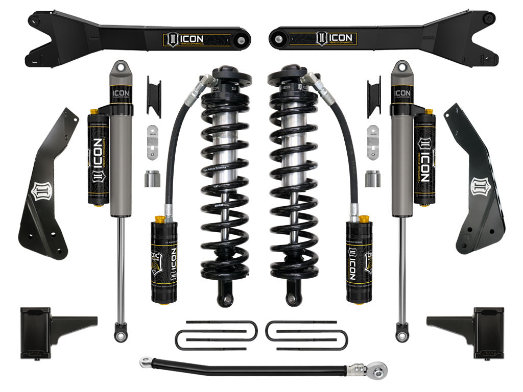 2011-2016 Powerstroke ICON Front and Rear Lift Kit (ICOK63134R)