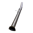 2013-2018 Cummins 4" SS Cat & DPF Delete Pipe - No Muffler - Delete Pipe - Dirty Diesel Customs