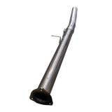 2013-2018 Cummins 4" SS Cat & DPF Delete Pipe - No Muffler - Delete Pipe - Dirty Diesel Customs
