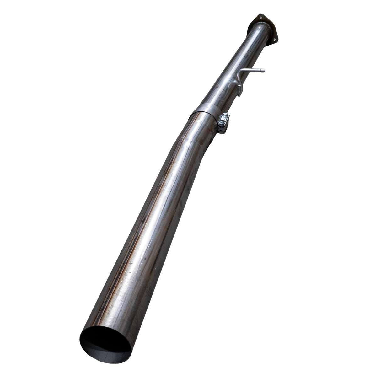 2013-2018 Cummins 4" SS Cat & DPF Delete Pipe - No Muffler - Delete Pipe - Dirty Diesel Customs