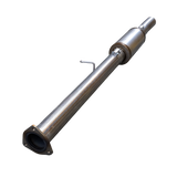 2013-2018 Cummins 4" SS Cat & DPF Delete - w/ Muffler - Delete Pipe - Dirty Diesel Customs