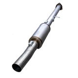 2013-2018 Cummins 4" SS Cat & DPF Delete - w/ Muffler - Delete Pipe - Dirty Diesel Customs