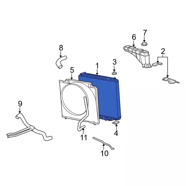 1999-2003 Powerstroke Radiator