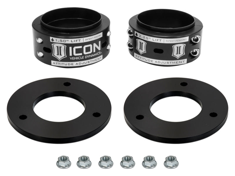 2017-2020 Powerstroke Raptor 0.5-2.25 AAC Leveling Kit (ICOIVD6130B)