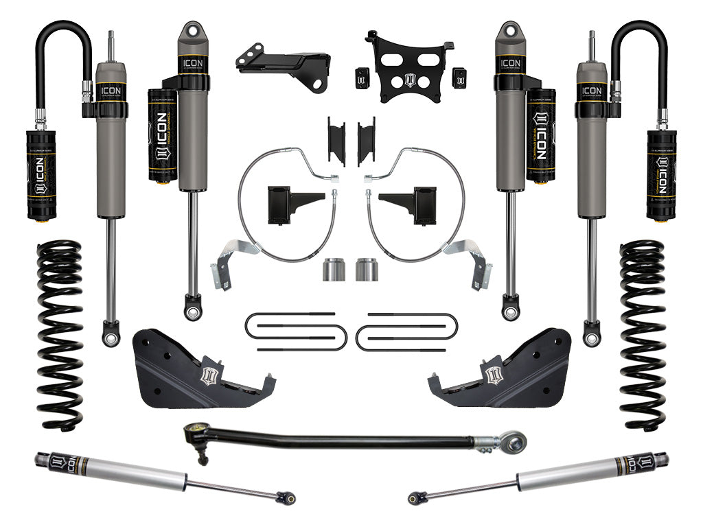 2023-2025 Powerstroke ICON Front and Rear Lift Kit (ICOK64534)