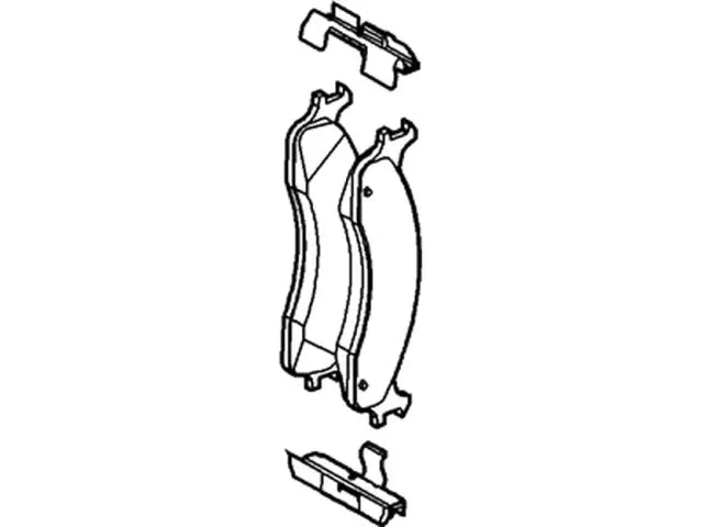 1995-1997 Powerstroke FR Brake Pad Set