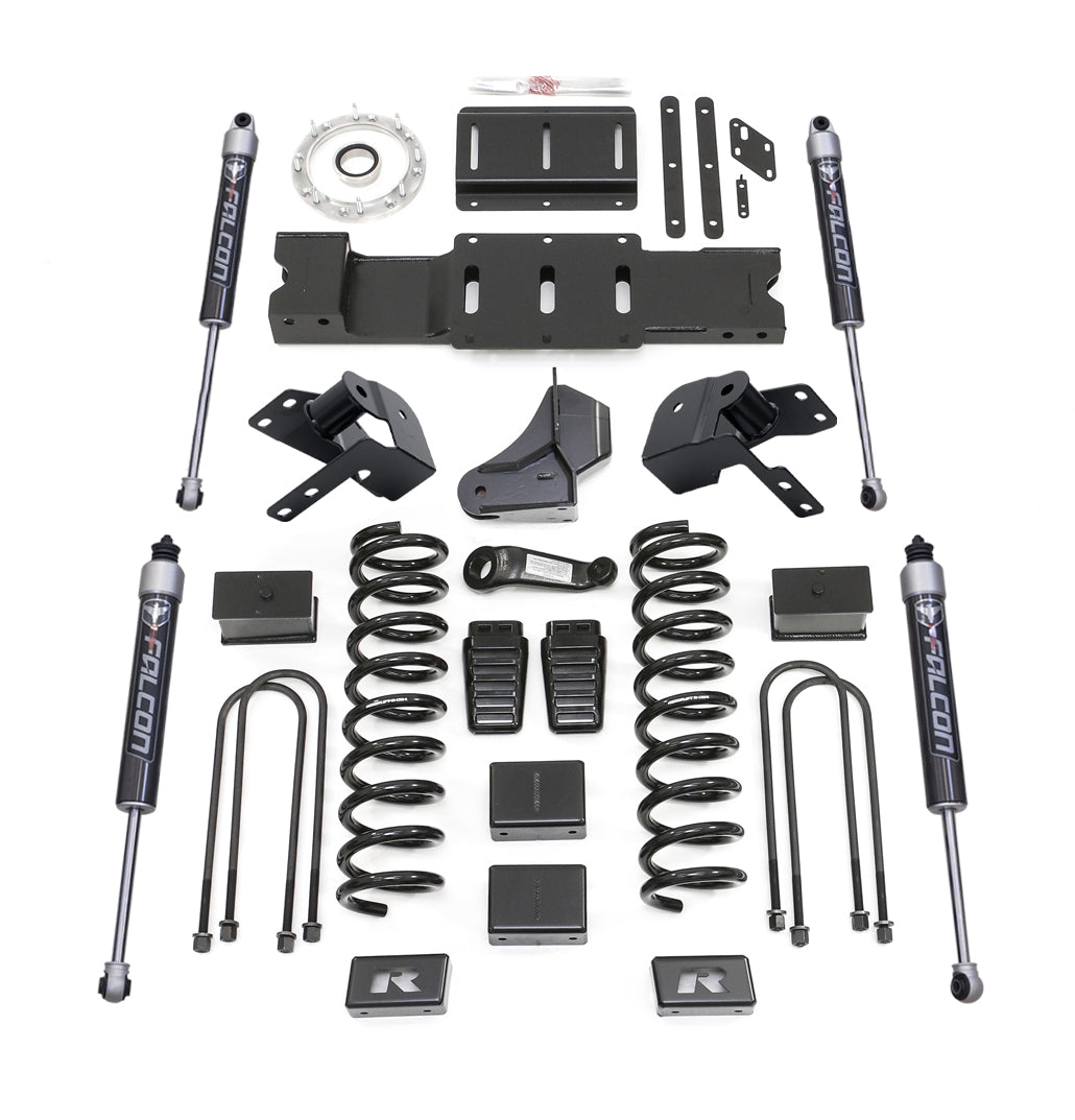 ReadyLift 49-19431 4.5 inch coil spring lift kit with Falcon 2.1 shocks, kit components