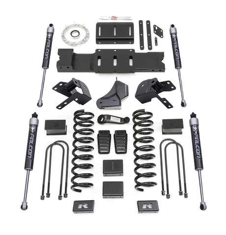ReadyLift 49-19431 4.5 inch coil spring lift kit with Falcon 2.1 shocks, kit components