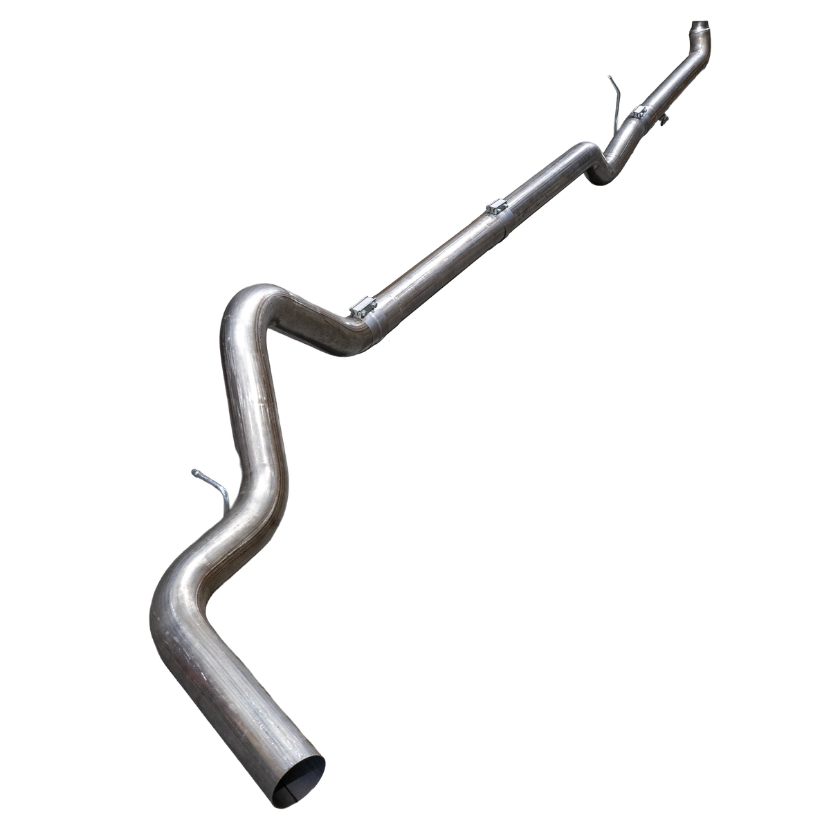 2001-2007 Duramax 4" SS Downpipe Back Exhaust System - No Muffler - Downpipe Back Exhaust System - Dirty Diesel Customs