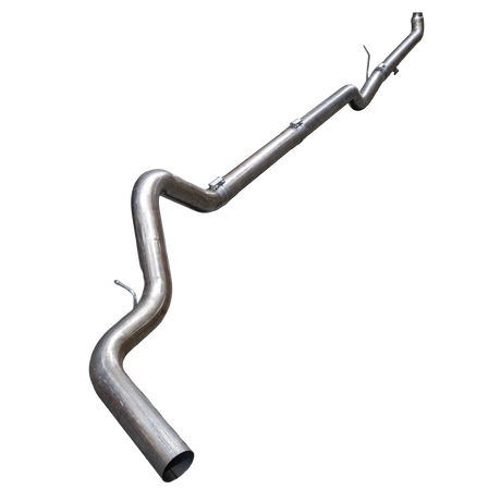 2001-2007 Duramax 4" SS Downpipe Back Exhaust System - No Muffler - Downpipe Back Exhaust System - Dirty Diesel Customs