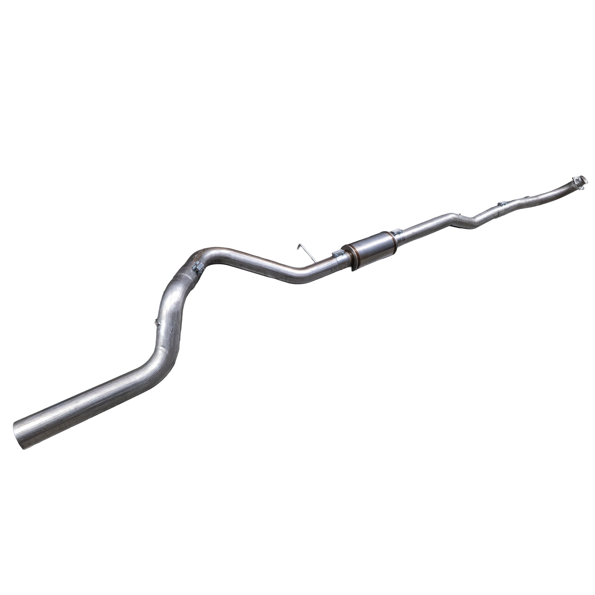 2017-2019 Duramax 4" SS Downpipe Back Exhaust System - w/ Muffler (DDC-4GM17M)