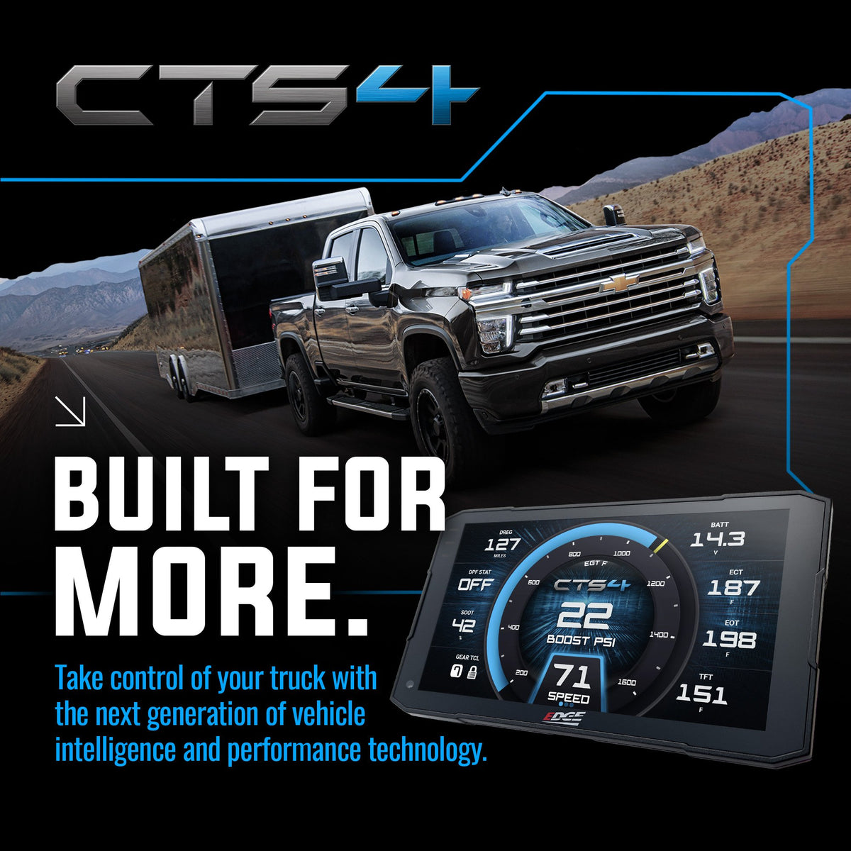 Edge Insight CTS4 built for towing