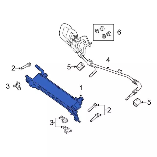 2018-2021 3.0L Powerstroke Transmission Cooler