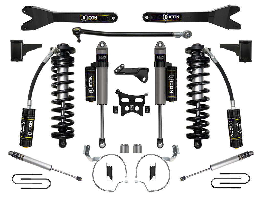 2023-2025 Powerstroke ICON Front and Rear Lift Kit (ICOK63214R)